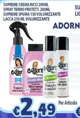 Opportunity Shop Crema ricci Adorn offerta