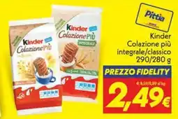 Iper Super Conveniente Kinder Colazione Più offerta