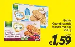Iper Super Conveniente Gullón Cuor di cereale biscotti vari tipi offerta