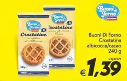 Iper Super Conveniente Buoni Di Forno Crostatina albicocca/cacao offerta