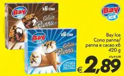 Iper Super Conveniente Bay Ice Cono panna/panna e cacao offerta