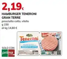 Basko Hamburger Teneroni prosciutto cotto offerta