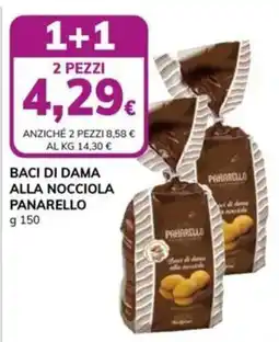 Basko Baci di dama alla nocciola Panarello offerta