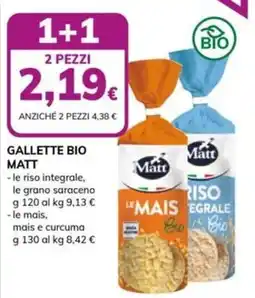 Basko Gallette bio Matt offerta