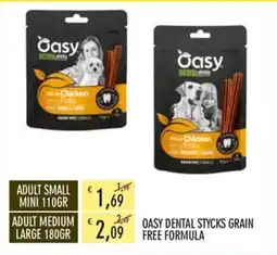 Moby Dick Oasy Dental Sticks Grain Free Formula offerta