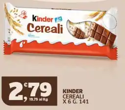 Ok Sigma Kinder Cereali offerta