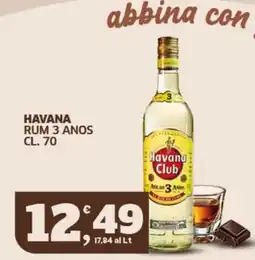 Ok Sigma Havana Club Rum 3 Años offerta