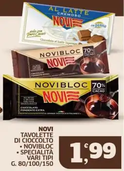 Ok Sigma Novi Tavolette di cioccolato offerta