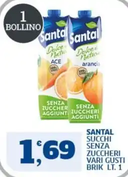 Ok Sigma Santal succhi senza zuccheri offerta