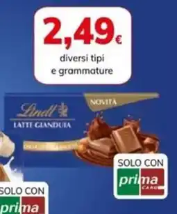 Basko Lindt Latte Gianduia offerta