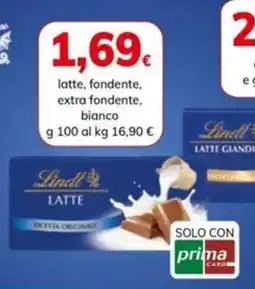 Basko Lindt Latte offerta