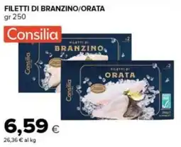 Tigre Amico Consilia filetti di branzino/orata offerta