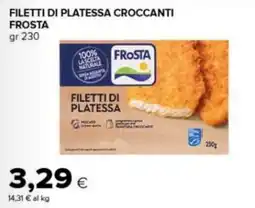 Tigre Amico Filetti di platessa croccanti Frosta offerta