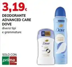 Basko Deodorante advanced care dove offerta