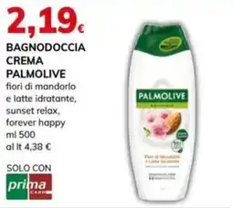 Basko Bagnodoccia crema Palmolive fiori di mandorlo e latte idratante offerta