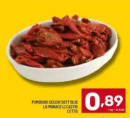 Il Centesimo Pomodori secchi sott'olio Lo Monaco Li Castri offerta