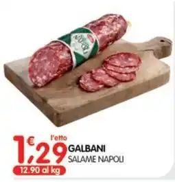 Le Delizie del Sud Galbani Salame Napoli offerta