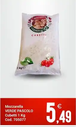 Centro Cash Mozzarella Verde Pascolo Cubetti offerta