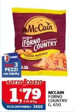 Ok Sigma McCain Forno Country Taglio Rustico offerta