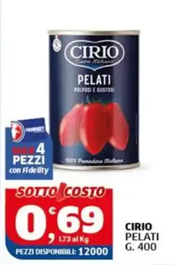 Ok Sigma Cirio pelati offerta