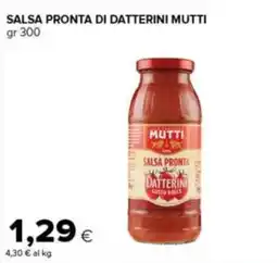 Tigre Amico Salsa pronta datterini Mutti offerta