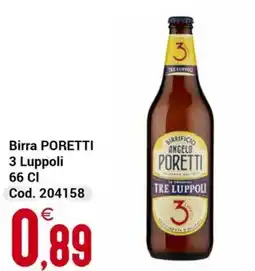 Centro Cash Birra Poretti 3 Luppoli offerta