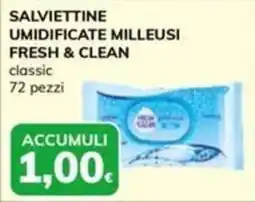 Basko Salviettine umidificate milleusi fresh & clean classic offerta