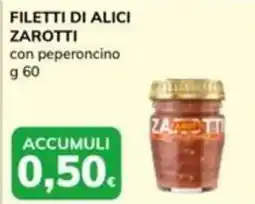 Basko Filetti di Alici Zarotti con peperoncino offerta