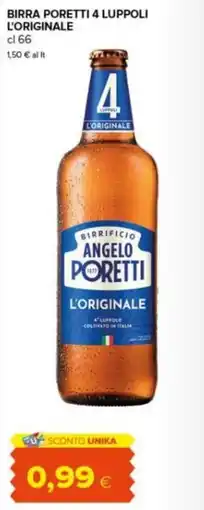 Tigre Amico Birra Poretti 4 Luppoli L'Originale offerta