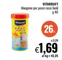 Famila Vitakraft Mangime per pesci rossi Gold offerta