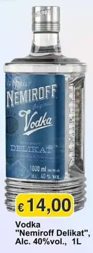 Mix Markt Vodka Nemiroff Delikat offerta