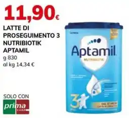 Basko Latte di proseguimento 3 Nutribiotik Aptamil offerta