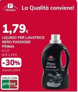 Basko Liquido per lavatrice Nero Passione Primia offerta