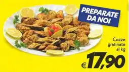 Iper Super Conveniente Cozze gratinate offerta