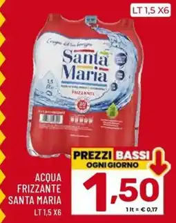 Il Centesimo Acqua frizzante Santa Maria offerta