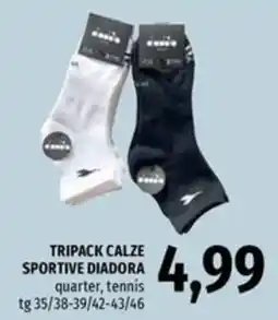 Famila Tripack calze sportive diadora offerta
