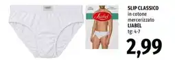 Famila Slip classico in cotone mercerizzato Liabel offerta