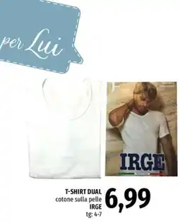 Famila T-shirt dual cotone sulla pelle IRGE offerta
