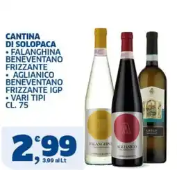 Ok Sigma Cantina di Solopaca Falanghina Beneventano Frizzante offerta