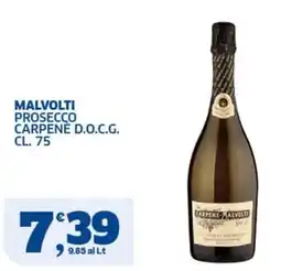 Ok Sigma Malvolti Prosecco Carpene D.O.C.G. offerta