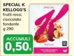 Basko Special K Kellogg's frutti rossi, cioccolato fondente offerta