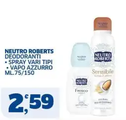 Ok Sigma Neutro Roberts deodoranti offerta