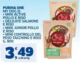 Ok Sigma Purina One My Dog Is Mini Active Pollo e Riso offerta