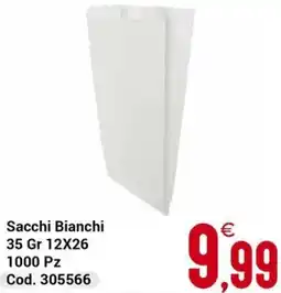 Centro Cash Sacchi Bianchi offerta