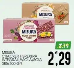 SpesAmica Misura cracker fibrextra integrali/viola/soia offerta