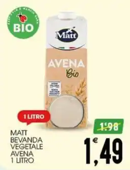 SpesAmica Matt bevanda vegetale avena offerta