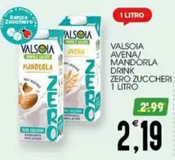 SpesAmica Valsòia avena mandorla drink offerta