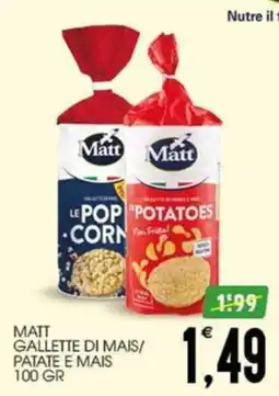 SpesAmica Matt Gallette di mais/ patate e mais offerta