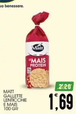 SpesAmica Matt Gallette Lenticchie e Mais offerta