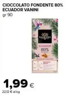 Tigre Amico Cioccolato fondente Vanini offerta